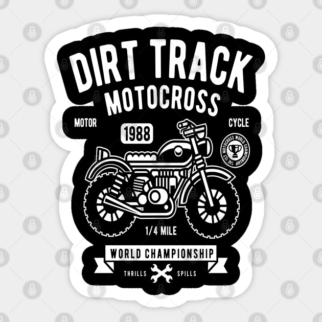 Dirt Track Sticker by CRD Branding